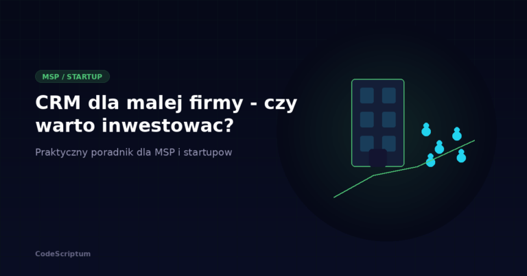 CRM dla małej firmy — czy warto inwestować i od czego zacząć?