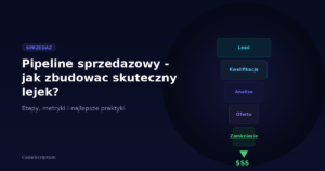 Pipeline sprzedażowy — jak zbudować skuteczny lejek w CRM?