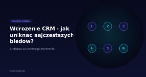 Wdrożenie CRM krok po kroku — jak uniknąć najczęstszych błędów?